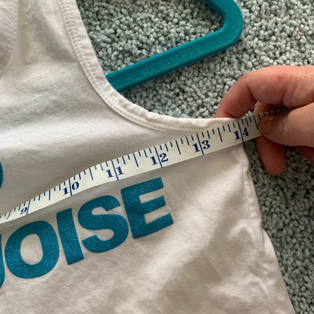 Y2k Zara turquoise tank